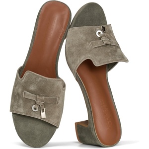 image:imageProject Cloud Genuine Leather Womens Heels Dress Sandals amp Slides MonacoMatcha Suede