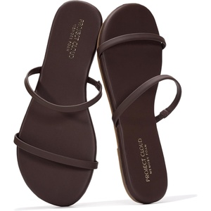 image:imageProject Cloud Summer Sandals for Women with Memory Foam Insole TransitionDark Choco