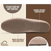 image:image100 Genuine Leather Ballet Flats for Women  Comfy Fall Shoes for WomenBeige Suede