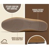 image:image100 Genuine Leather Ballet Flats for Women  Comfy Fall Shoes for WomenTan Suede