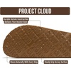 image:image100 Genuine Leather Insole Clogs for Women Slip On Shoes for WomenChestnut Suede