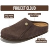 image:image100 Genuine Leather Insole Clogs for Women Slip On Shoes for WomenChocolate Suede