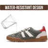 image:imageGenuine Leather Slip On Sneakers for Women with Leather Memory Foam InsoleOlive