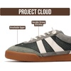 image:imageGenuine Leather Slip On Sneakers for Women with Leather Memory Foam InsoleOlive Suede
