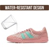 image:imageGenuine Leather Slip On Sneakers for Women with Leather Memory Foam InsolePink