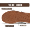 image:imageGenuine Leather Slip On Sneakers for Women with Leather Memory Foam InsoleRaffia