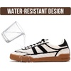 image:imageGenuine Leather Slip On Sneakers for Women with Leather Memory Foam InsoleRaffia