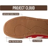 image:imageGenuine Leather Slip On Sneakers for Women with Leather Memory Foam InsoleRed