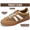 image:imageGenuine Leather Slip On Sneakers for Women with Leather Memory Foam InsoleTan
