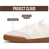 image:imageGenuine Leather Slip On Sneakers for Women with Leather Memory Foam InsoleWhite