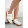 image:imageGenuine Leather Slip On Sneakers for Women with Leather Memory Foam InsoleWhite
