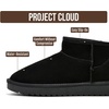 image:imageProject Cloud 100 Genuine Leather Comfortable Womens Ankle BootsBlack