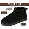 image:imageProject Cloud 100 Genuine Leather Comfortable Womens Ankle BootsBlack