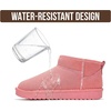 image:imageProject Cloud 100 Genuine Leather Comfortable Womens Ankle BootsBubble Gum Suede