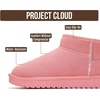 image:imageProject Cloud 100 Genuine Leather Comfortable Womens Ankle BootsBubble Gum Suede