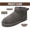 image:imageProject Cloud 100 Genuine Leather Comfortable Womens Ankle BootsCharcoal Suede