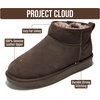 image:imageProject Cloud 100 Genuine Leather Comfortable Womens Ankle BootsChoco Brown Suede