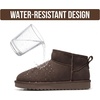 image:imageProject Cloud 100 Genuine Leather Comfortable Womens Ankle BootsChoco Brown Suede