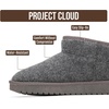 image:imageProject Cloud 100 Genuine Leather Comfortable Womens Ankle BootsDark Grey Flannel