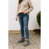 image:imageProject Cloud 100 Genuine Leather Comfortable Womens Ankle BootsDark Grey Flannel