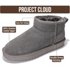 image:imageProject Cloud 100 Genuine Leather Comfortable Womens Ankle BootsGrey