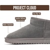 image:imageProject Cloud 100 Genuine Leather Comfortable Womens Ankle BootsGrey