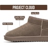 image:imageProject Cloud 100 Genuine Leather Comfortable Womens Ankle BootsMushroom Suede