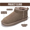 image:imageProject Cloud 100 Genuine Leather Comfortable Womens Ankle BootsMushroom Suede