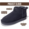 image:imageProject Cloud 100 Genuine Leather Comfortable Womens Ankle BootsNavy Suede