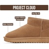 image:imageProject Cloud 100 Genuine Leather Comfortable Womens Ankle BootsWheat Suede