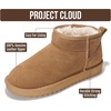 image:imageProject Cloud 100 Genuine Leather Comfortable Womens Ankle BootsWheat Suede