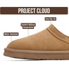 image:imageProject Cloud 100 Genuine Leather Micro Boots Slippers for Women HipsterChestnut Suede