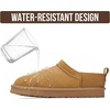 image:imageProject Cloud 100 Genuine Leather Micro Boots Slippers for Women HipsterChestnut Suede