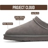 image:imageProject Cloud 100 Genuine Leather Micro Boots Slippers for Women HipsterGrey Suede