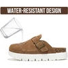image:imageProject Cloud 100 Genuine Leather Platform Clogs for WomenChestnut