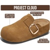 image:imageProject Cloud 100 Genuine Leather Platform Clogs for WomenChestnut Suede
