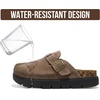 image:imageProject Cloud 100 Genuine Leather Platform Clogs for WomenFoss Suede