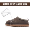 image:imageProject Cloud 100 Genuine Leather Shearling Slippers for Women NeritaChocolate