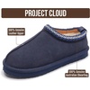 image:imageProject Cloud 100 Genuine Leather Shearling Slippers for Women NeritaNavy Suede