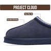 image:imageProject Cloud 100 Genuine Leather Shearling Slippers for Women NeritaNavy Suede
