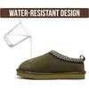 image:imageProject Cloud 100 Genuine Leather Shearling Slippers for Women NeritaOlive