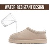 image:imageProject Cloud 100 Genuine Leather Shearling Slippers for Women NeritaSand Suede
