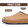 image:imageProject Cloud Casual Clogs for Women Genuine Leather Insole MulesButternut Knit