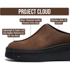 image:imageProject Cloud Genuine Leather Platform Clogs for Women  Womens MulesChocolate Suede