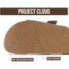 image:imageProject Cloud Genuine Suede Adjustable Buckle Slides for Women FootwearBalanced  Birch Suede