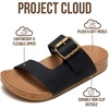image:imageProject Cloud Girls Sandals amp NonSlip Kids Slides with Adjustable BuckleBlack