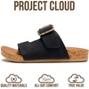 image:imageProject Cloud Girls Sandals amp NonSlip Kids Slides with Adjustable BuckleBlack