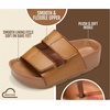 image:imageProject Cloud Girls Sandals with Adjustable Buckle Wedge Sandals 2026Desert Sand