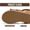 image:imageProject Cloud Girls Sandals with Adjustable Buckle Wedge Sandals 2026Dessert Sand Leather