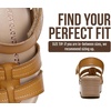 image:imageProject Cloud Girls Sandals with Adjustable Buckle Wedge Sandals 2026Dessert Sand Leather